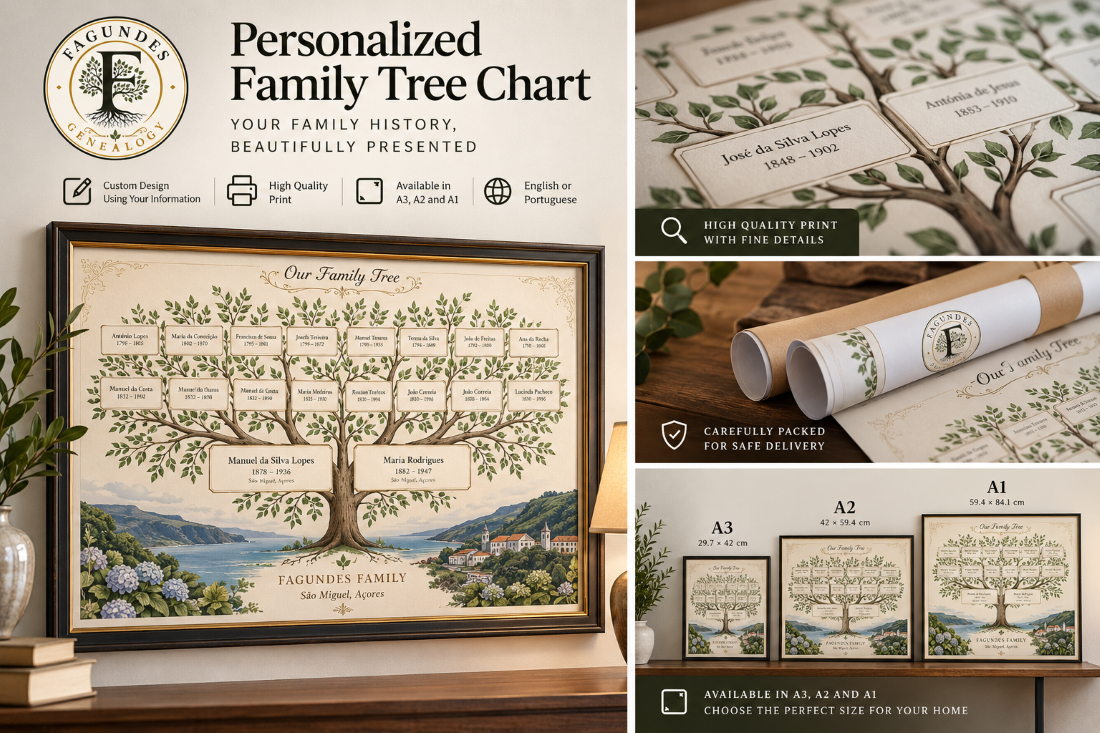 Personalized Family Tree Chart – Printed - Image 2